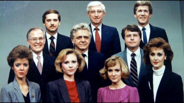 Frank O'Brien (back row on the left) began his television broadcasting career with WTRF TV7 in the mid-1980's.