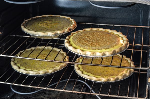 Oliver's Old Fashioned Egg Custard pies are nearly finished at the Centre Market location. Oliver's Pies is open six day each week, and whole pies are $12.50 each. Slices sell for $2.50.