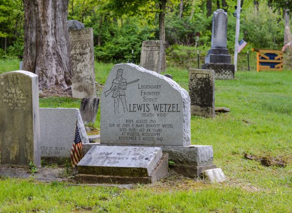 Is legendary frontiersman Lewis Wetzel buried locally? Why yes he is - McCreary Cemetery in Marshall County.
