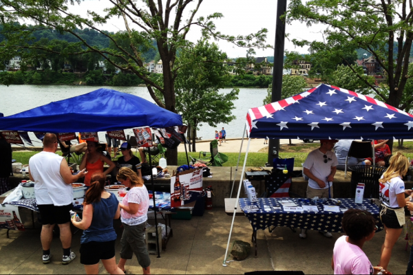 The Wheeling Vet Center can be found at several of the festivals at Heritage Port in Wheeling.