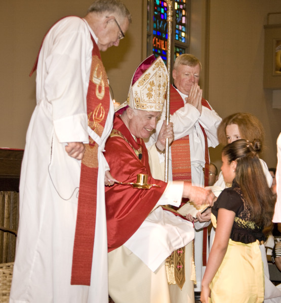 Bishop Bransfield celebrated Mass all over the state of West Virginia.
