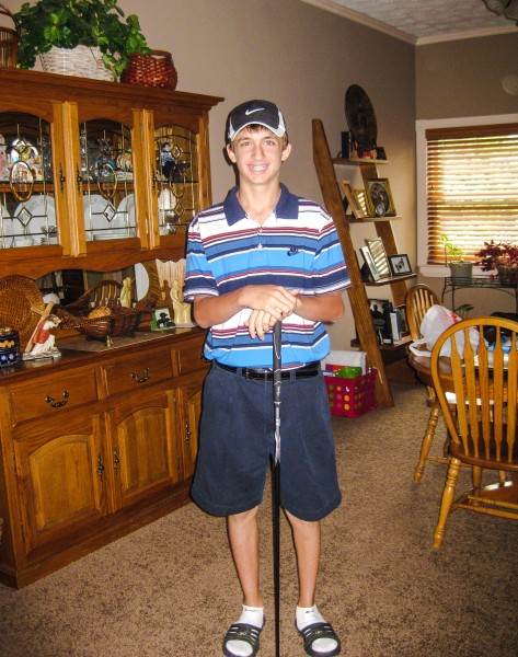He was determined to make the Wheeling Park golf team as a freshman, and that's exactly what Randy did.