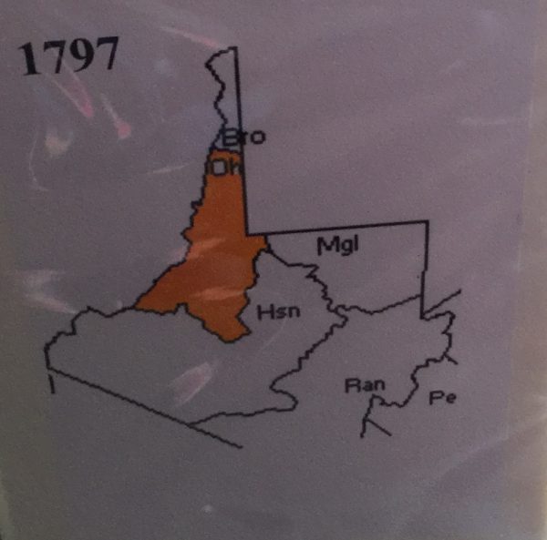 Ohio County was once incredibly large, covering much more area than it does today. 