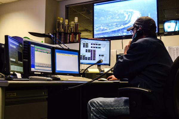 Local resident John Knight works as an Ohio County dispatcher and has been trained to handle any situation connected to the pipeline network.