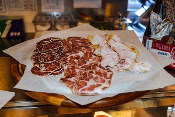 Charcuterie is now a big part of Cerrone's business, including Salametto, Coppa, and Porchetta meats.