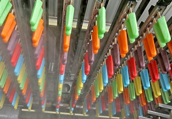 A rainbow of flavors is a reality inside Ziegenfelder's facity in East Wheeling.