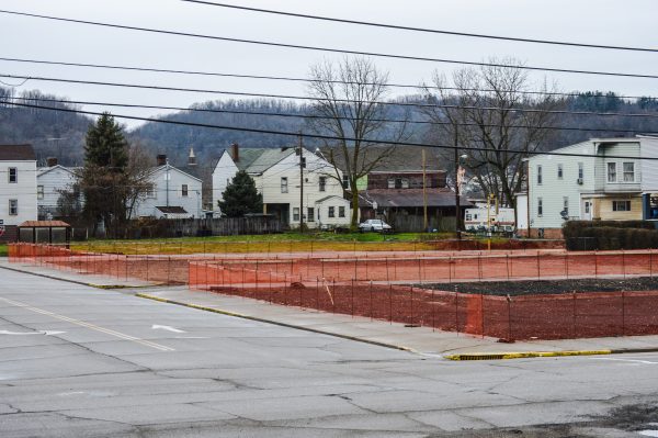 The area on which St. John Church stood is now ready for new construction.