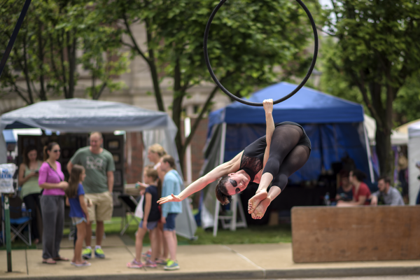 Aerial performers were a big part of last year's event.