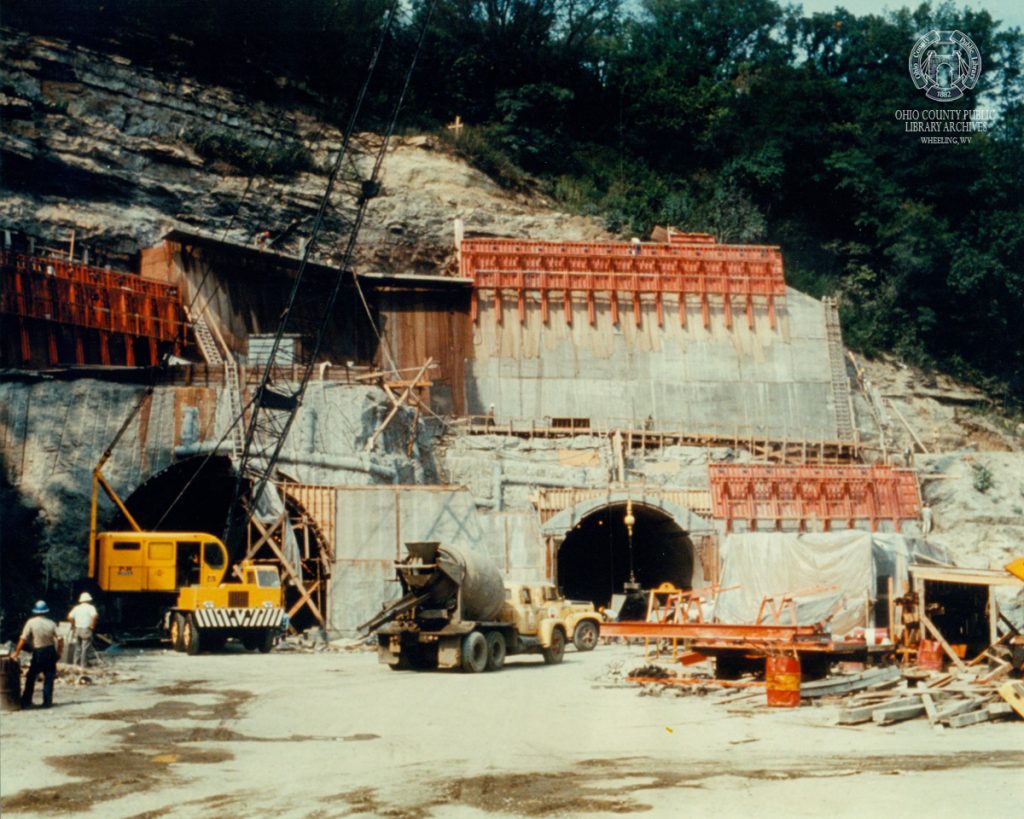 Construction of Wheeling Tunnel