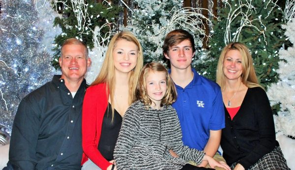 The Storch family posed for this family portrait during the holiday season.