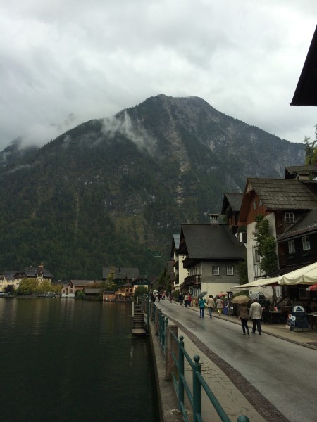 Tiny Hallstatt, Austria, in the foothills of the Alps, makes use of the Lakewalk in order to drive foot traffic to shops and restaurants on each end of town.