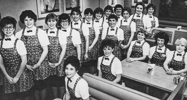 The dress code was strict and the service steps were well defined for Elby's waitresses and waiters.