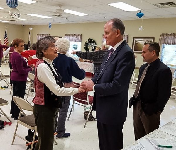 Kessler spoke with as many of the state's senior citizens as he could during his campaign.