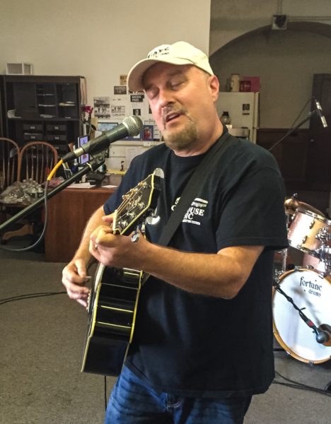 Local musician Gregg Molnar played in two bands during, "Thrills in the Hills."