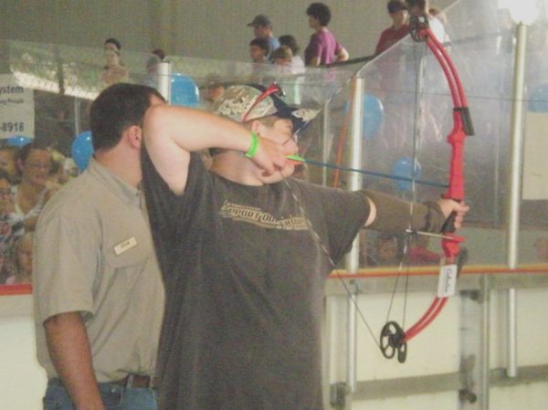 Cabela's Outfitters sponsors the archery shoot each year.