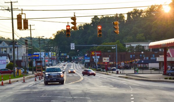 Work continues near the intersection of U.S. Route 40 and Bethany Pike in Woodsdale.