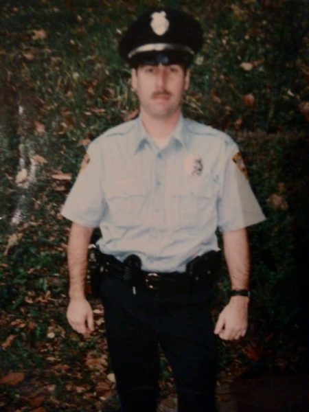 His law enforcement career began with the U.S. Army Reserves and then he joined the Wheeling Police Department in 1995.