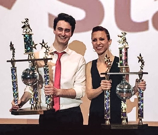 Jake Doughtery and Claire Morgan claimed first place during the sixth annual "Dancing with the Ohio Valley Stars" event this past Saturday at the Capitol Theatre.