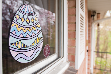 Easter Egg Window