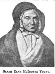 Sarah Zane McIntire Young Depicted in her old age