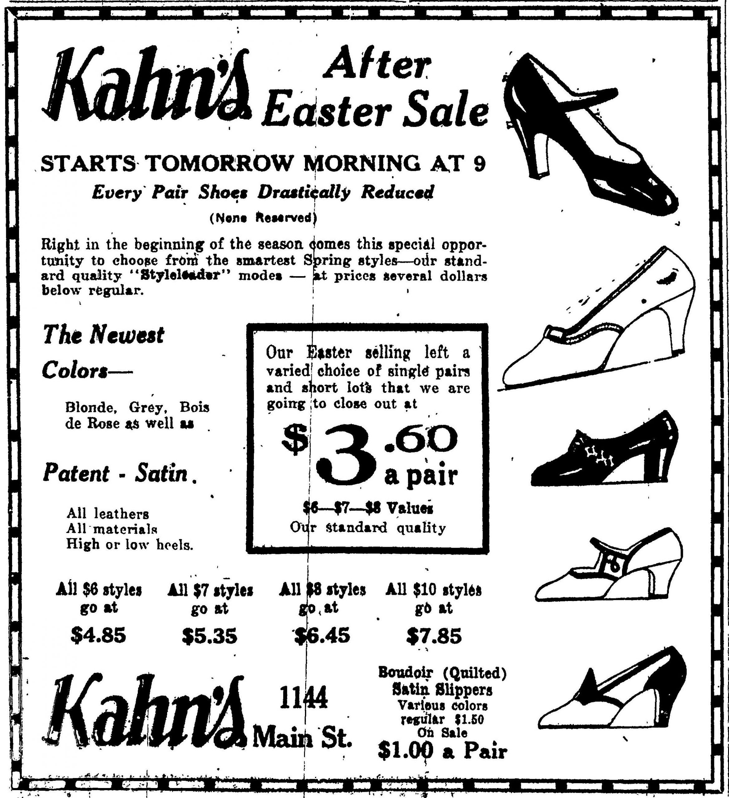 Kahn's - Wheeling Intelligencer, April 5, 1926