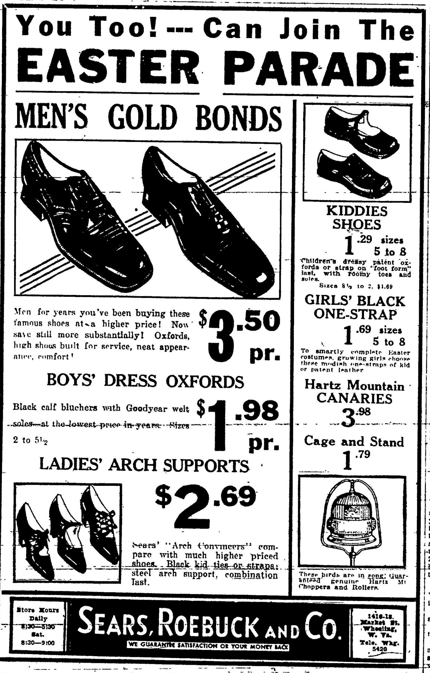 Sears, Roebuck and Co. - Wheeling Intelligencer, March 25, 1932
