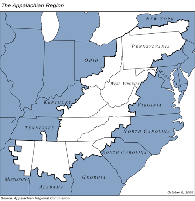 Appalachian region