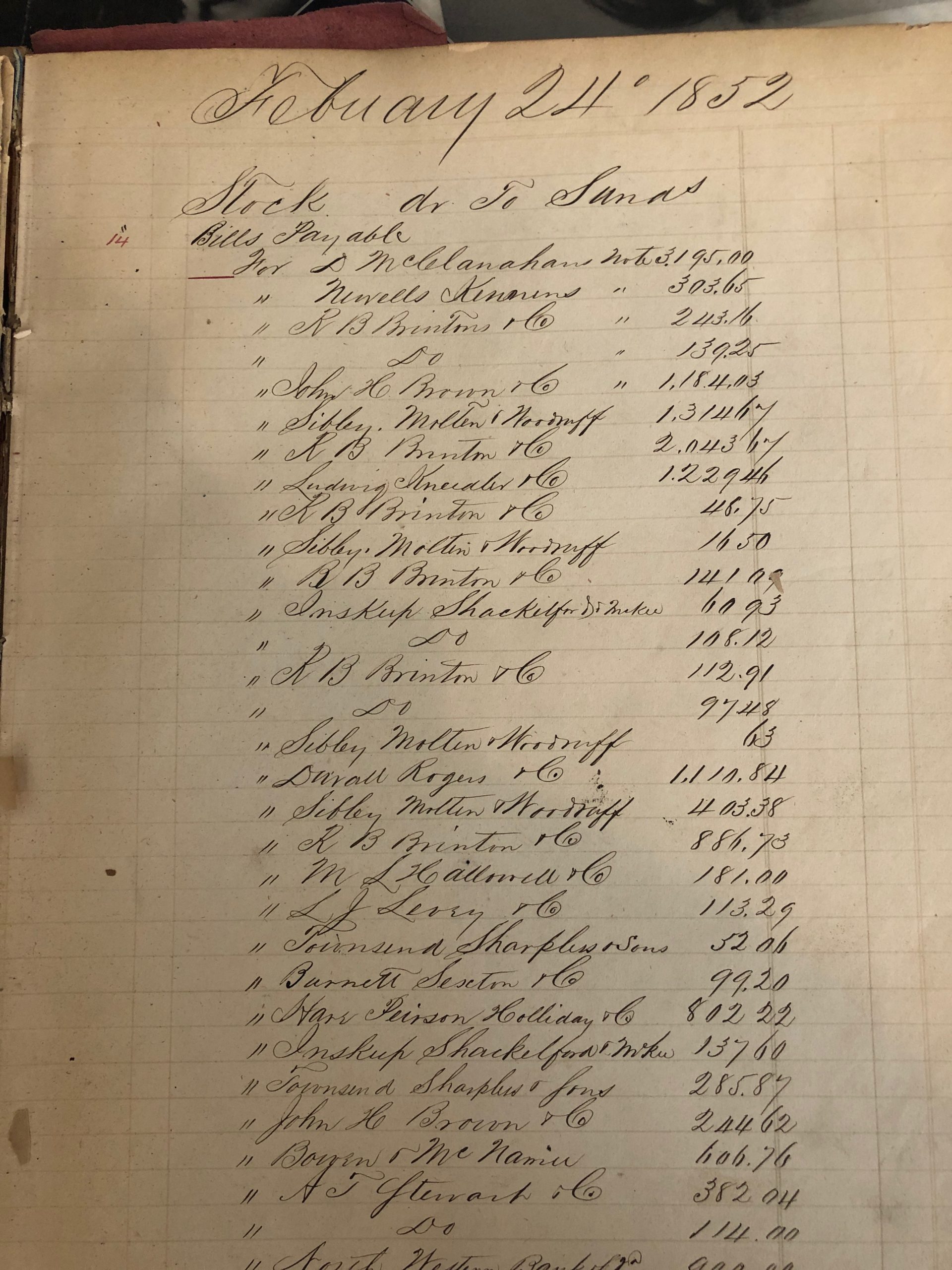 Pre-Civil War Ledger Found in Downtown Wheeling Building...Here Are ...