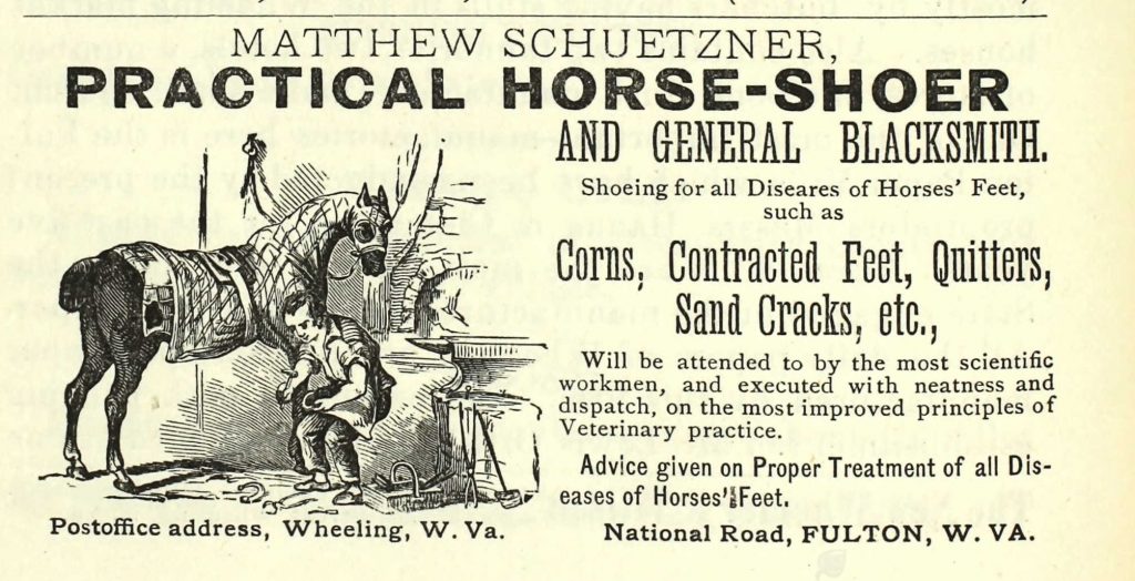Schuetzner Blacksmithing Ad