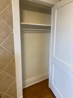 Closet after cleaning