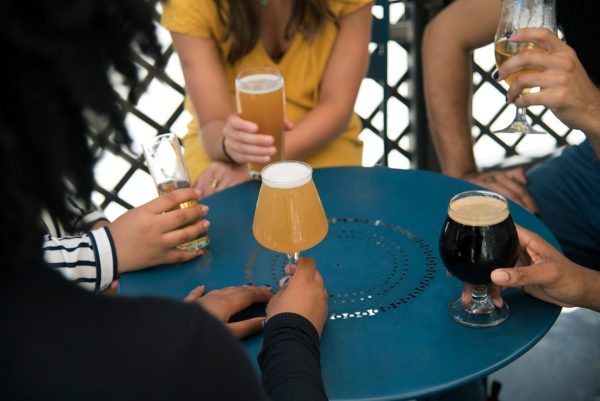 women having a drink