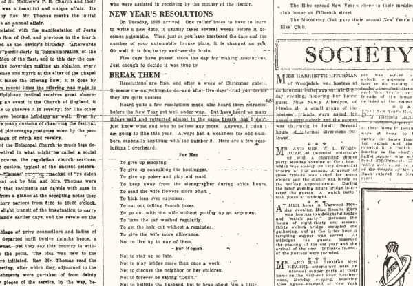 wheeling register jan 6 1929 new years resolutions article