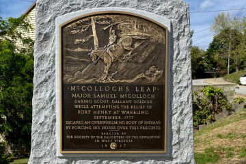 plaque for completed mccollochs monument