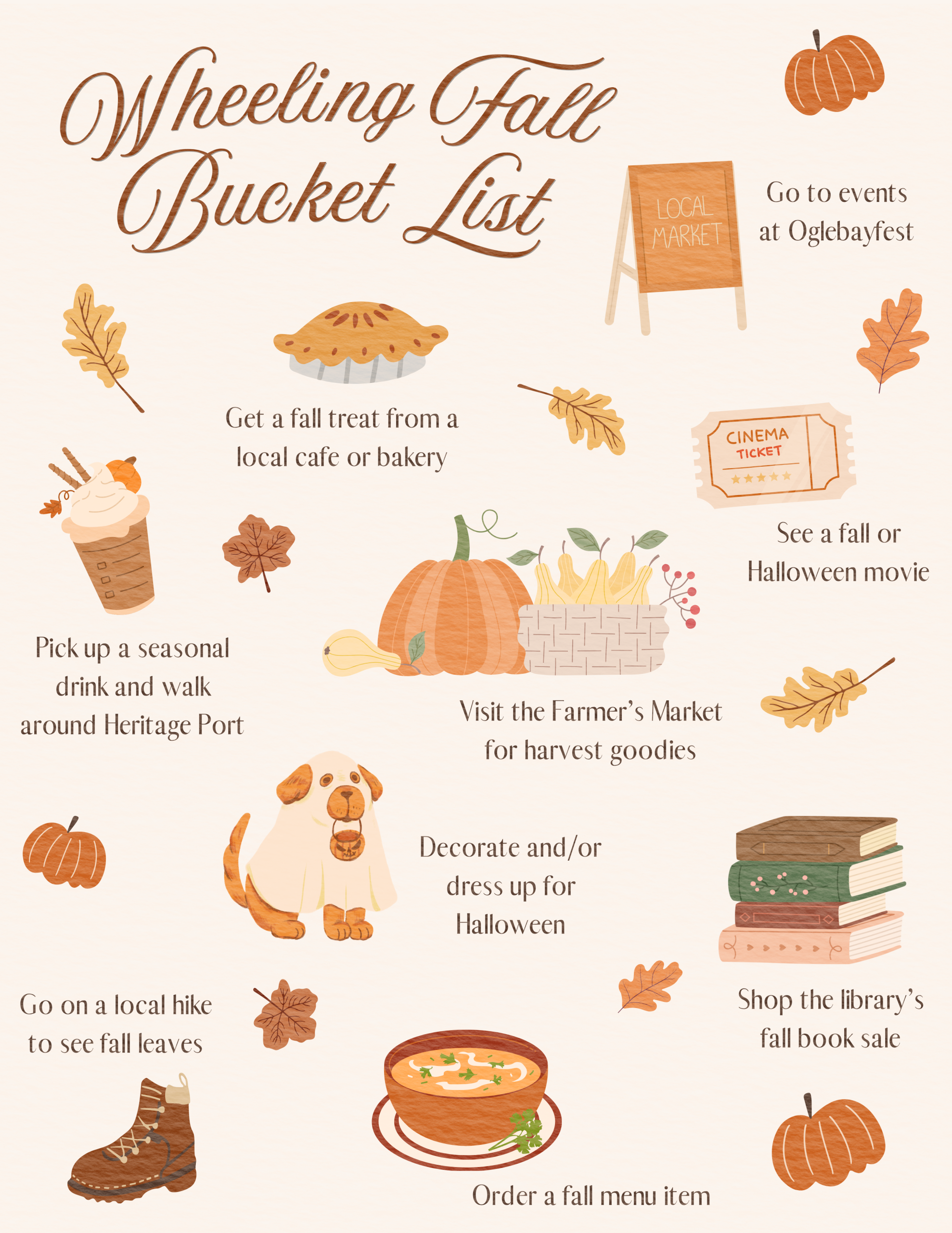 Wheeling Fall 2025 Wheeling Autumn Bucket List - Weelunk
